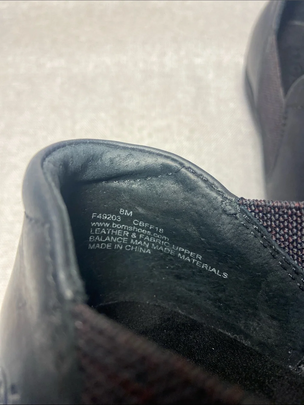 Born Black Leather Slip-On Ankle Shoes
Size 8. - Picture 6 of 9